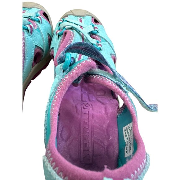 Merrell Hydro Womens Aqua Pink Hiking Water Sandals Size 6 SKU 8301 - Picture 9 of 13